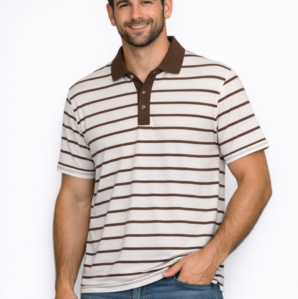 Lululemon Polo Shirt Mens Medium Black and White Preppy Golf Athletic